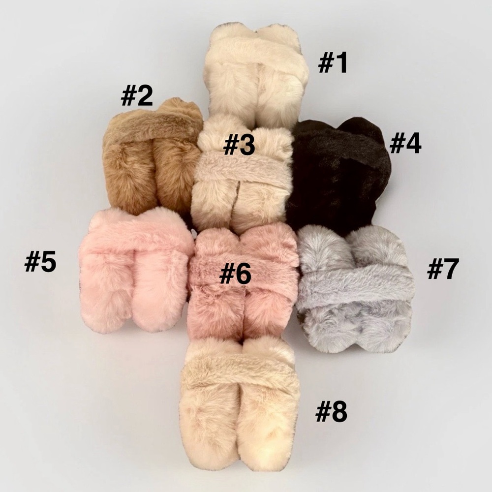 Cozy Faux FLUFfY FUR Earmuffs in Multiple Colors. Stay COZY & CUTE this winter.